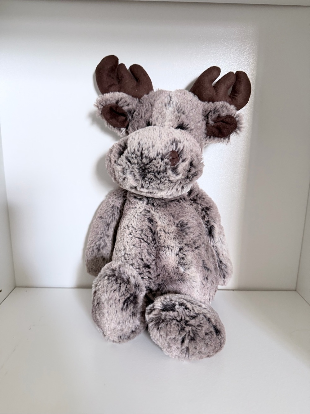 Jellycat Bashful Marty Moose Medium Retired Plush Stuffed Animal No Hang Tag